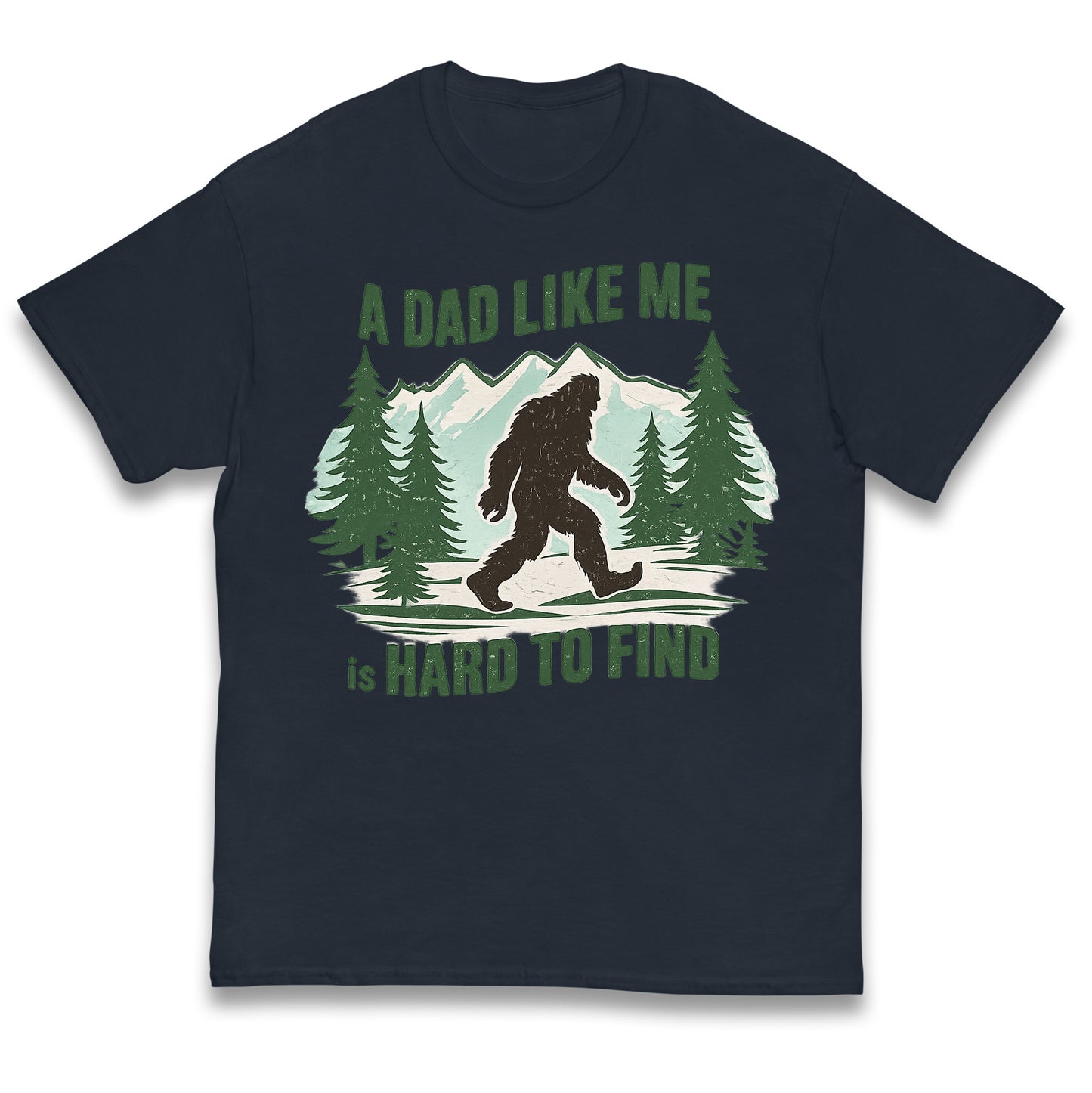 Retro Funny Bigfoot Dad Kids T Shirt