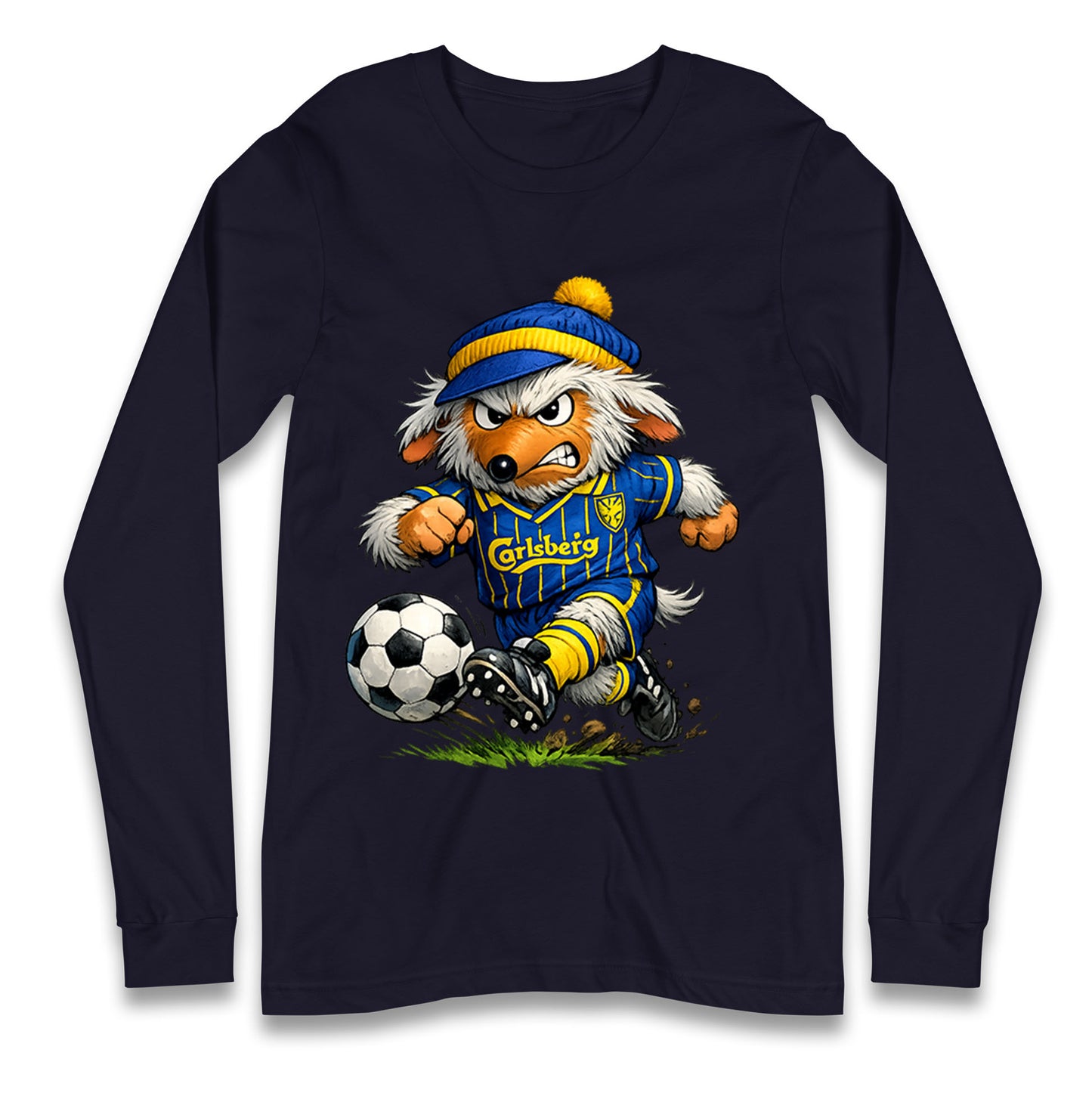 Classic AFC Wimbledon Football Longsleeve T Shirt