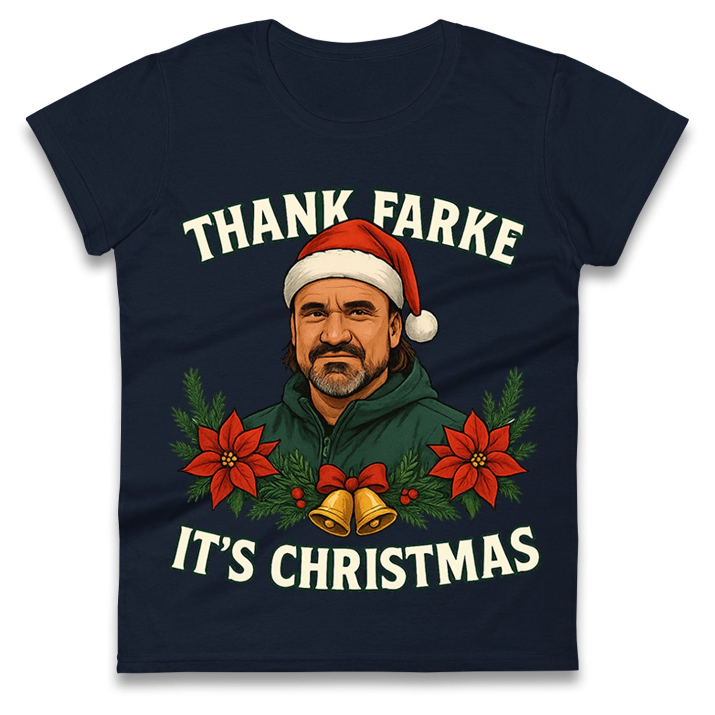 Leeds Utd Christmas Ladies T Shirt