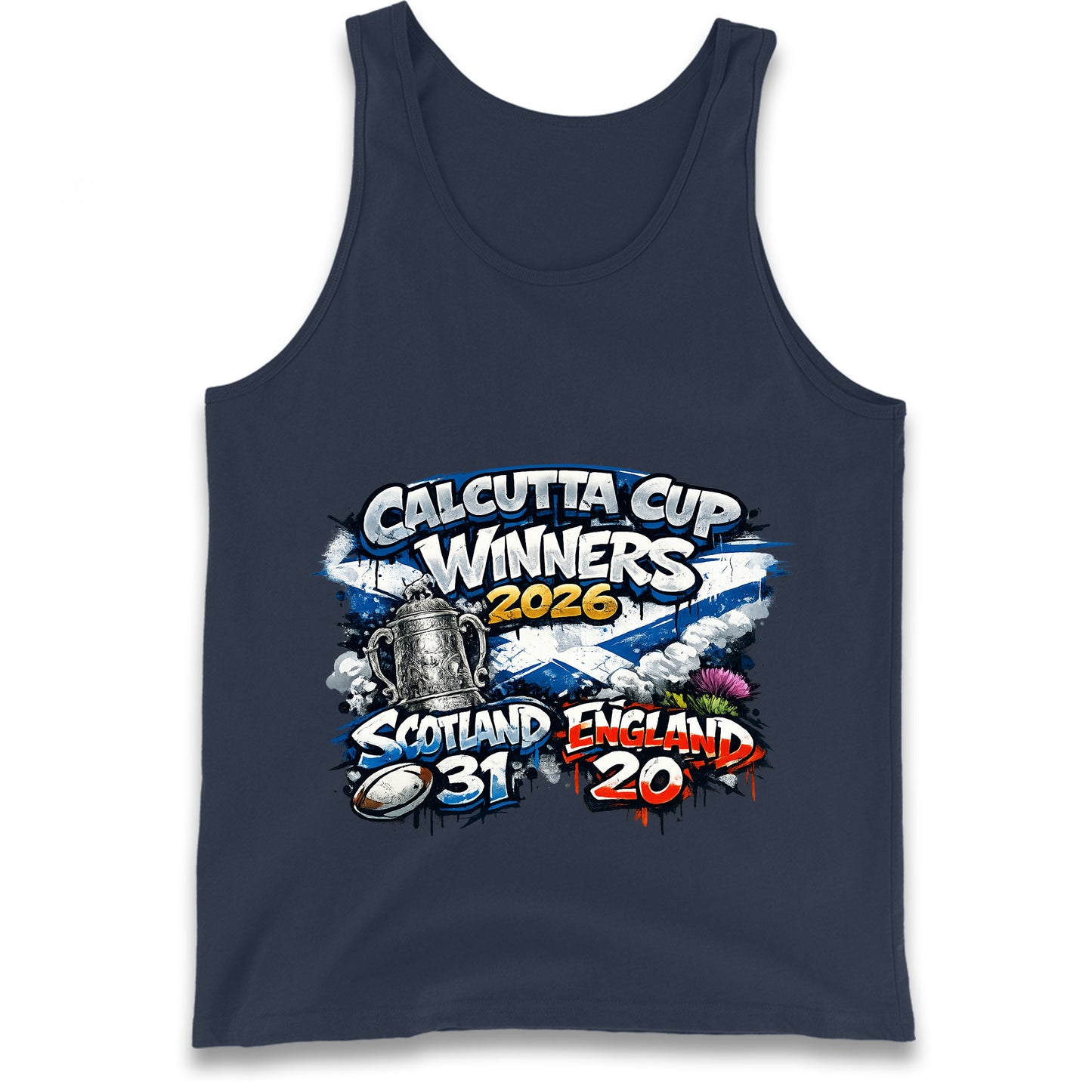 Scotland Calcutta Cup Winners 2026 Tank Top