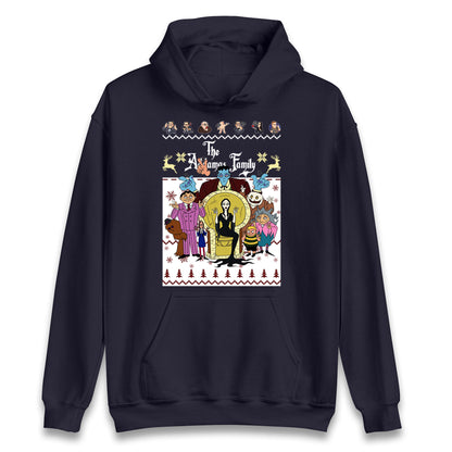 Scary Addams Christmas Hoodie