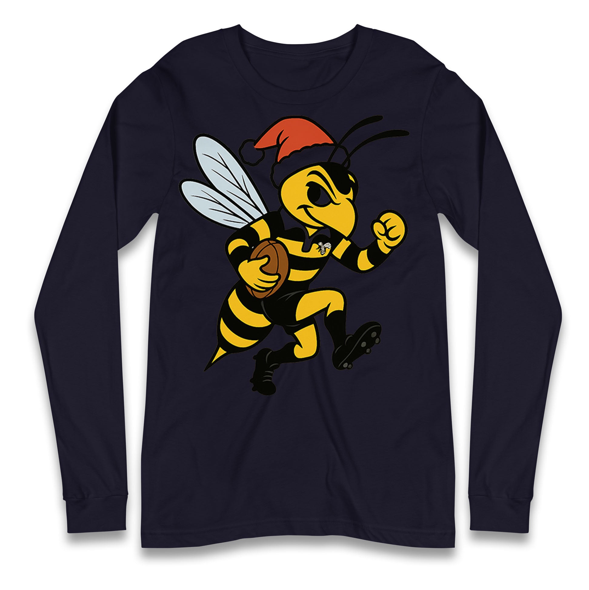 Wasps Rugby Christmas Longsleeve T Shirt