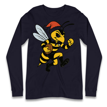 Wasps Rugby Christmas Longsleeve T Shirt