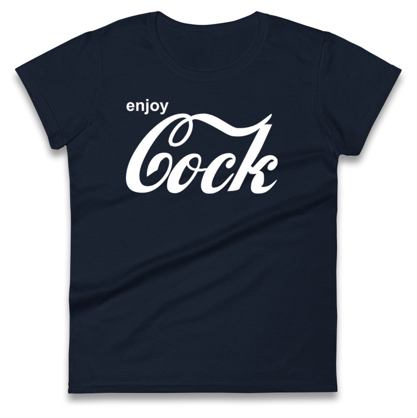 Coke Funny Christmas Ladies T Shirt