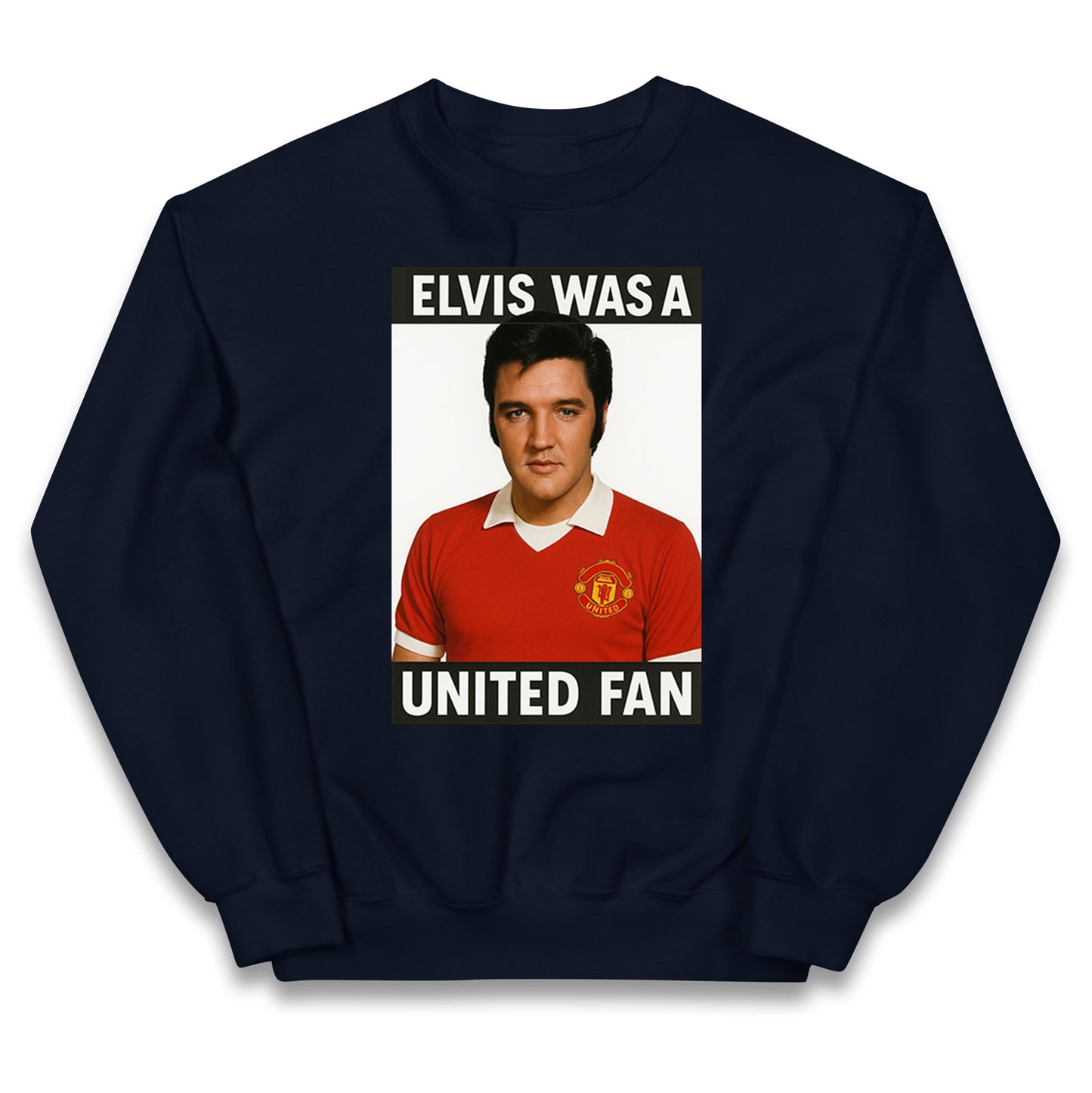 Elvis Presley Mnchester United Kids Jumper