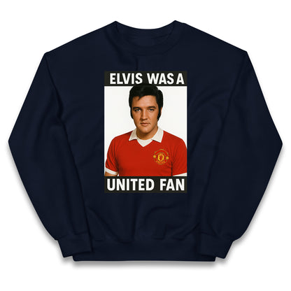 Elvis Presley Mnchester United Kids Jumper