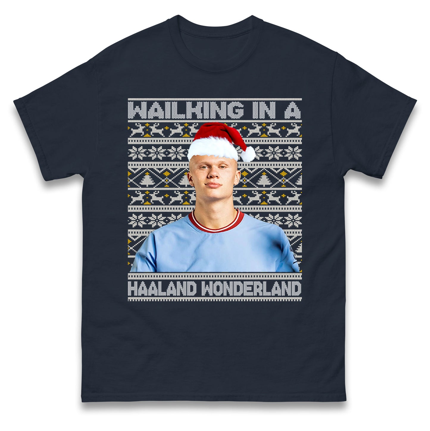 erling haaland christmas t shirt