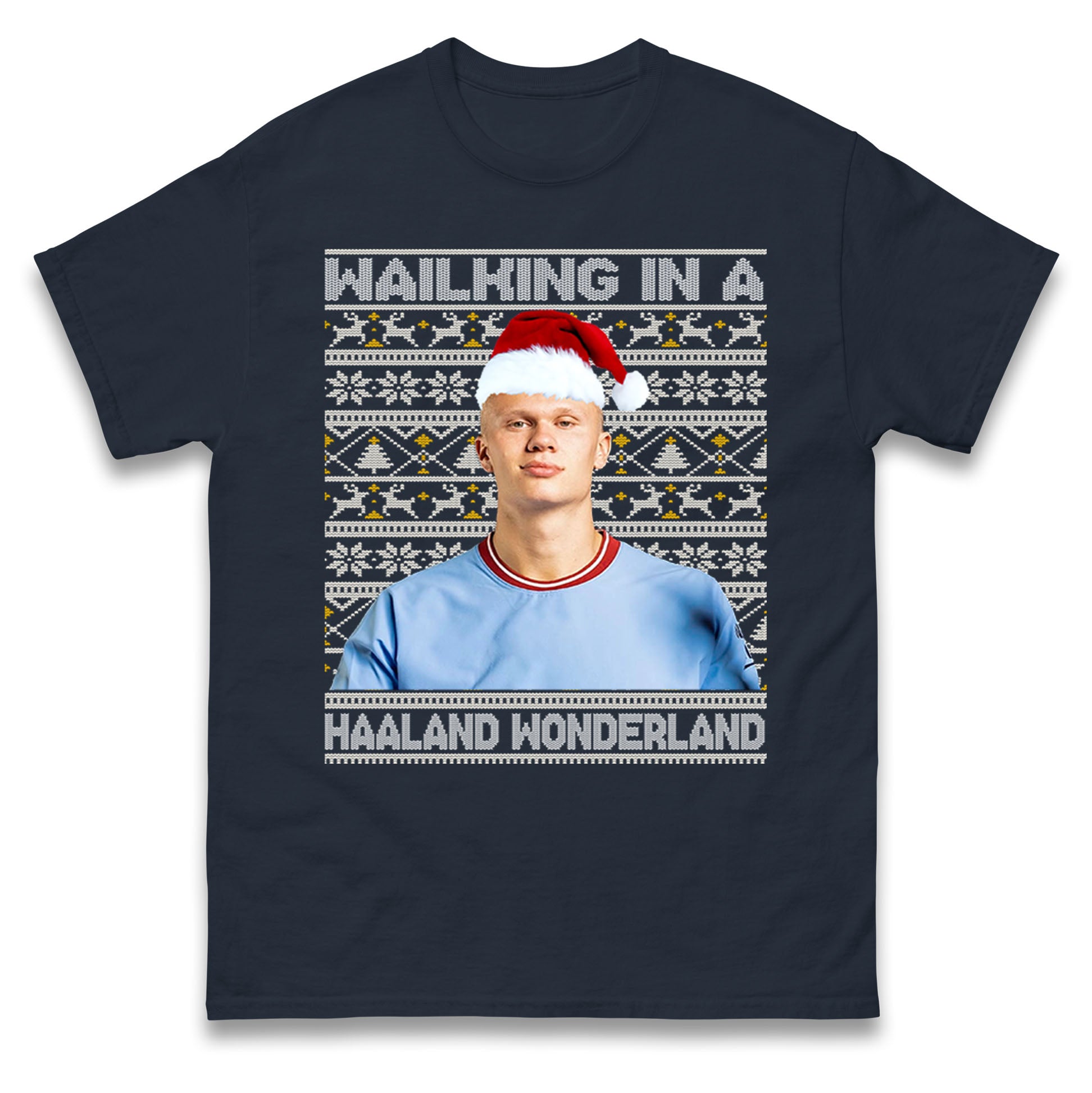 erling haaland christmas t shirt