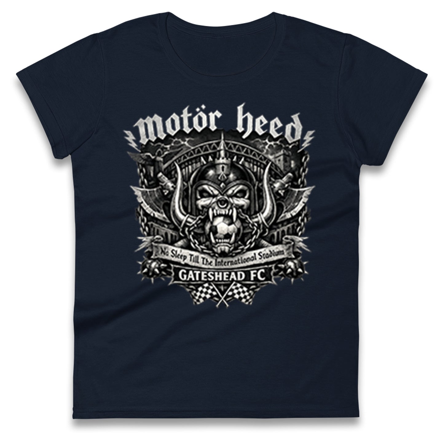 Gateshead Motor Heed Football Ladies T Shirt