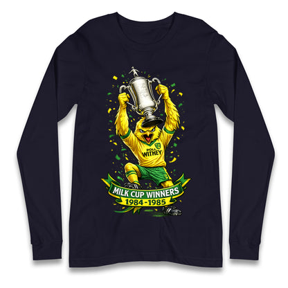 Norwich City Milk Cup Winners Longsleeve T Shirt