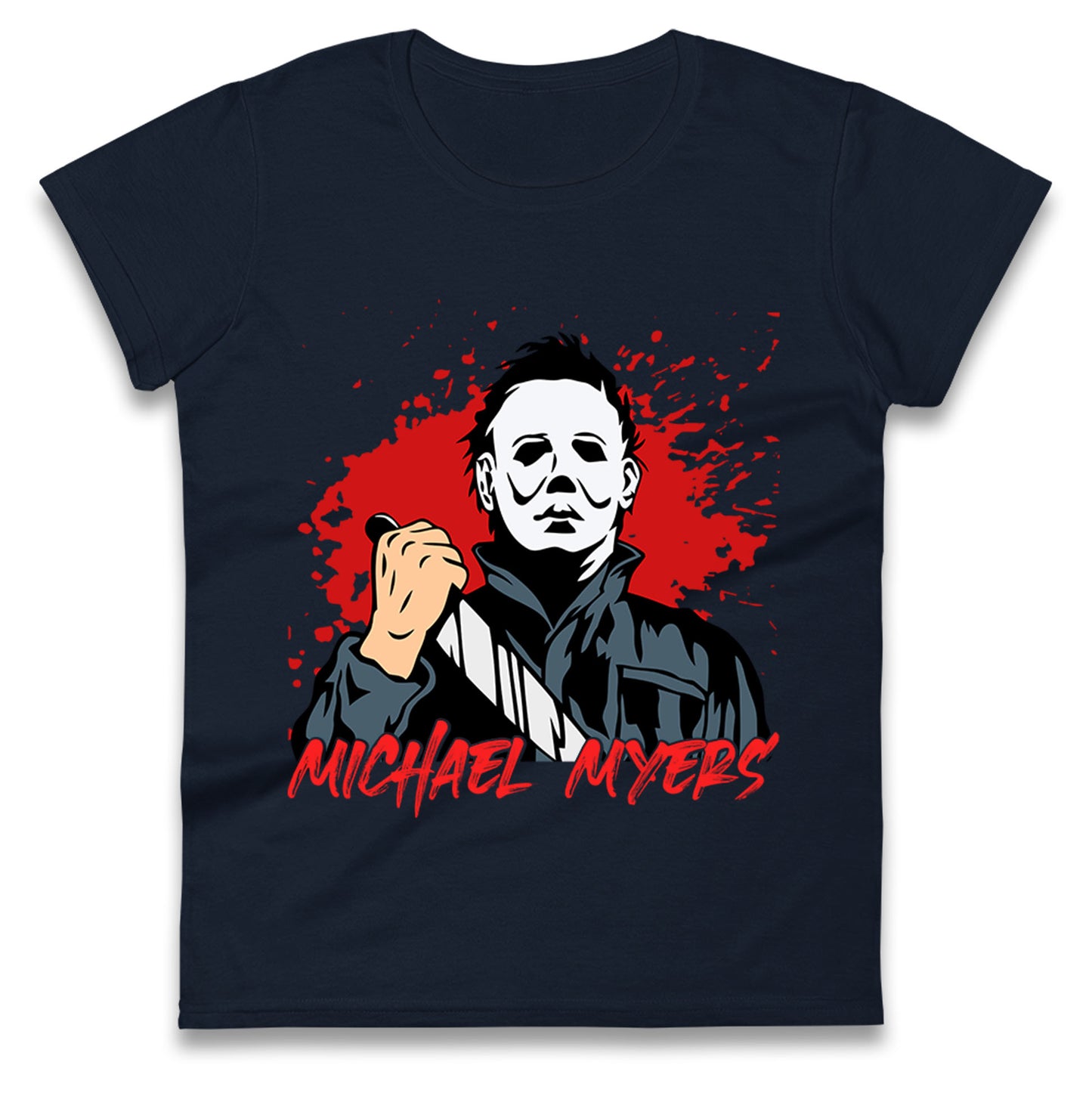 Michael Myers Horror Halloween Womens t shirt