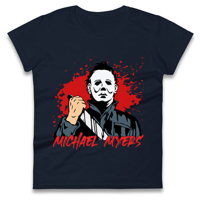 Michael Myers Horror Halloween Womens t shirt