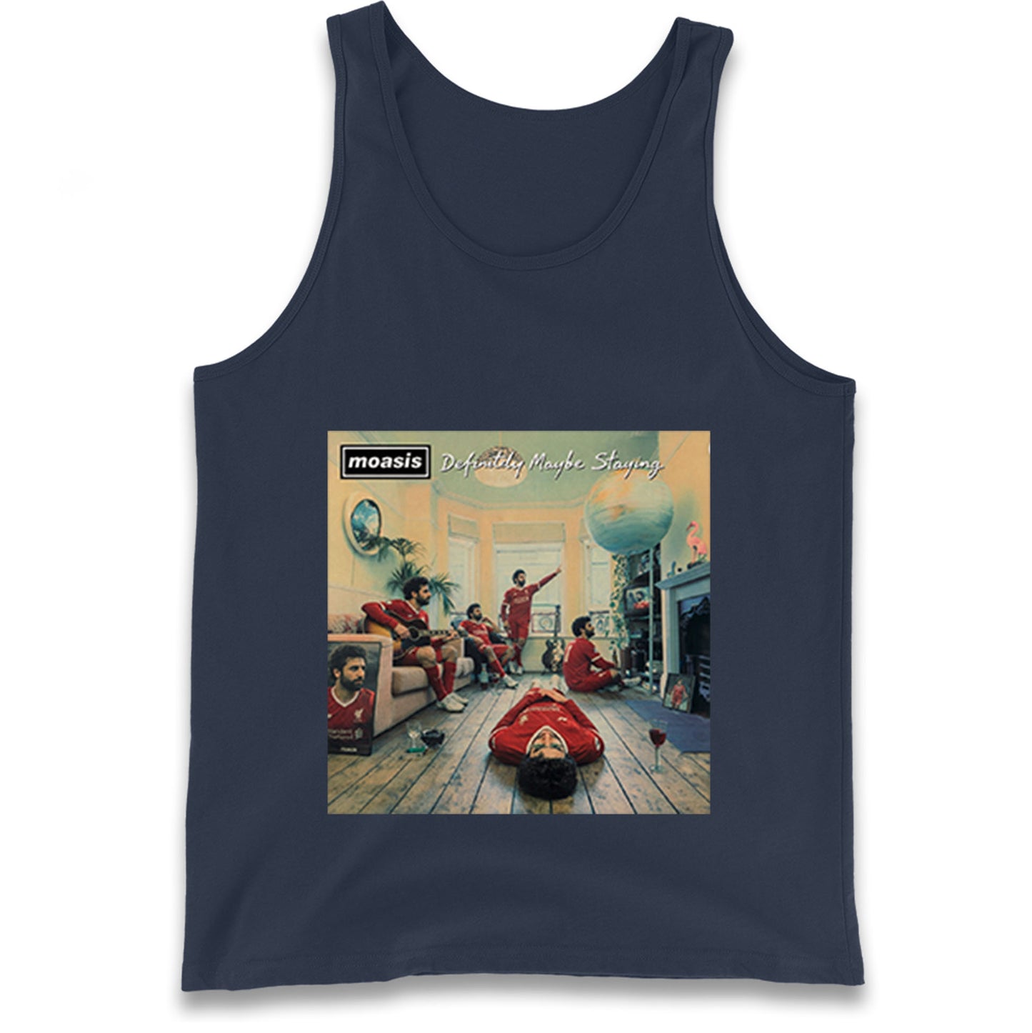 Mo Salah Oasis Liverpool Football Tank Top