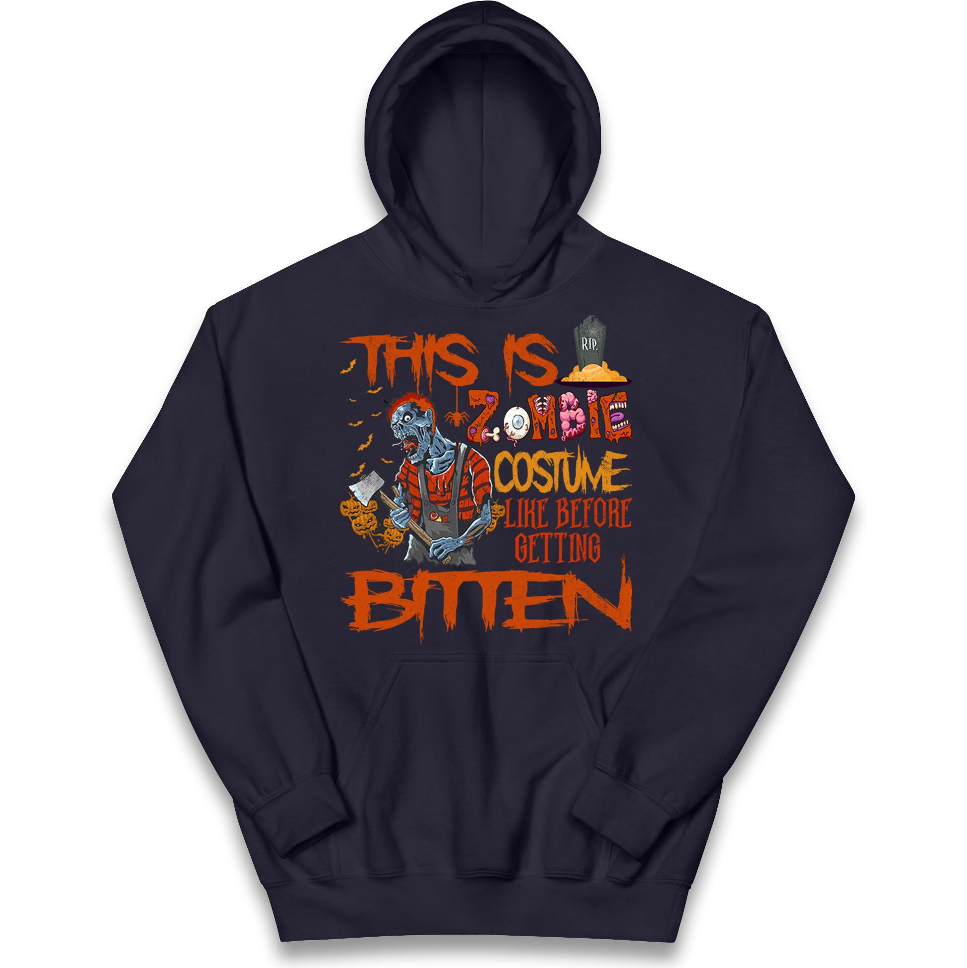 Zombie Costume Halloween Hoodie
