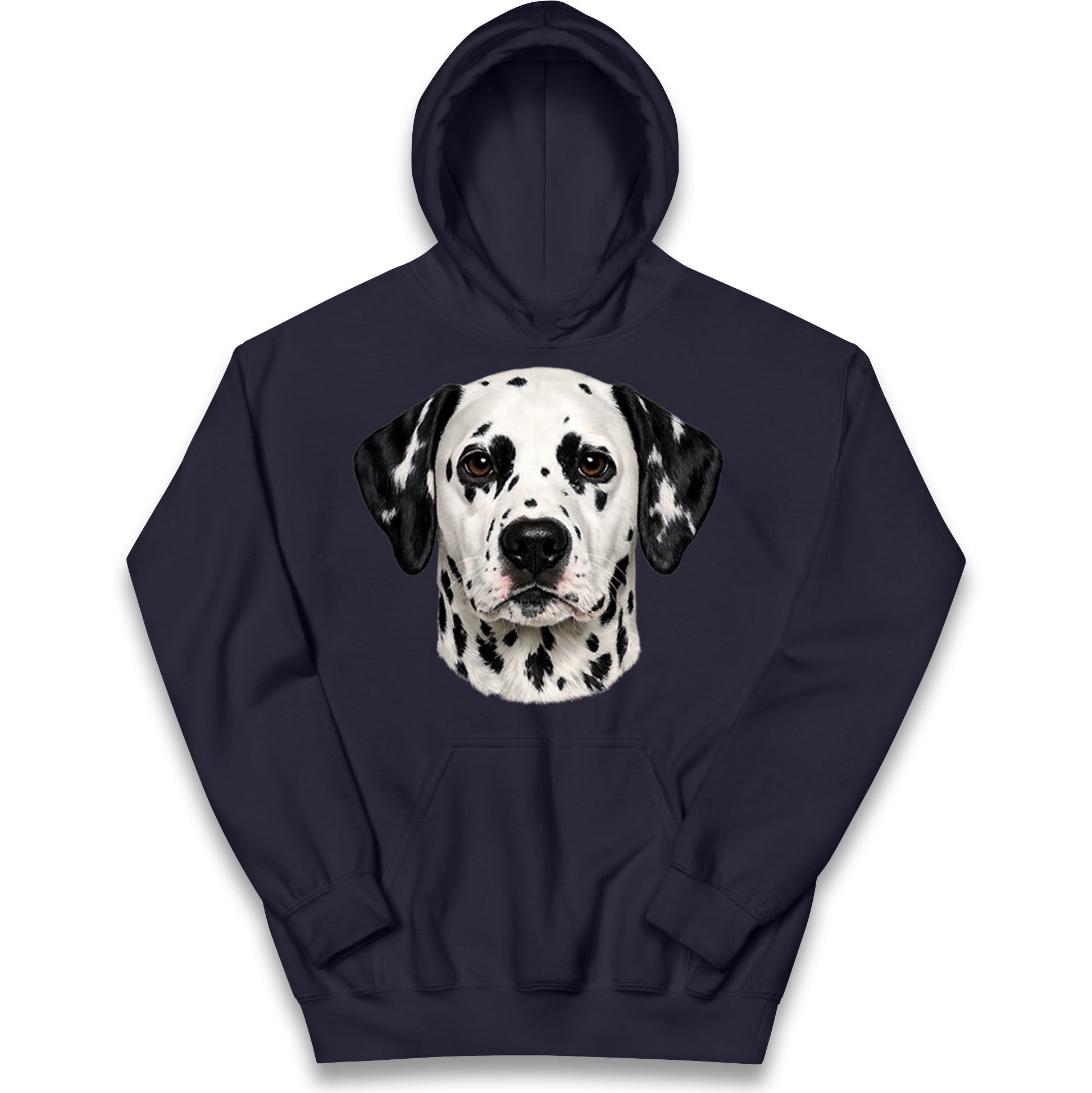 Dalmatian Dog Face Kids Hoodie