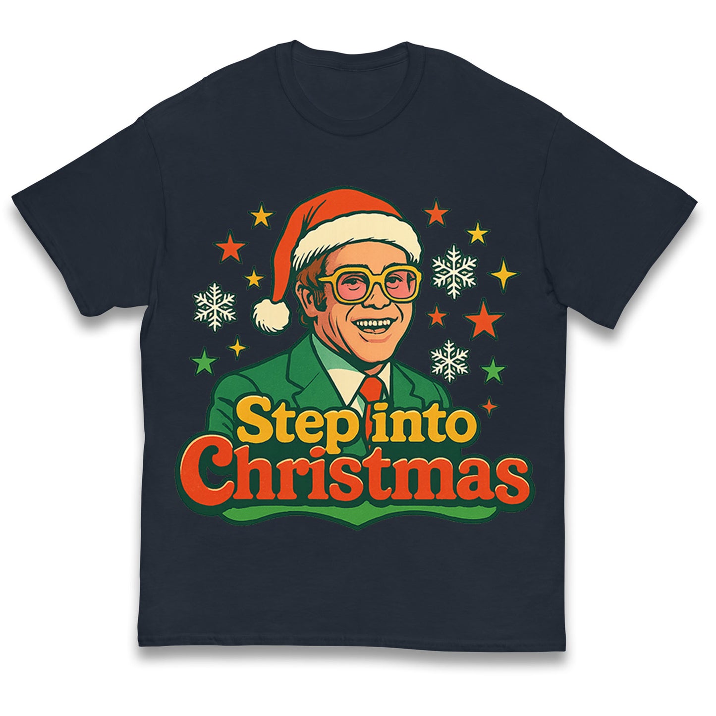 Elton John Christmas Kids T Shirt
