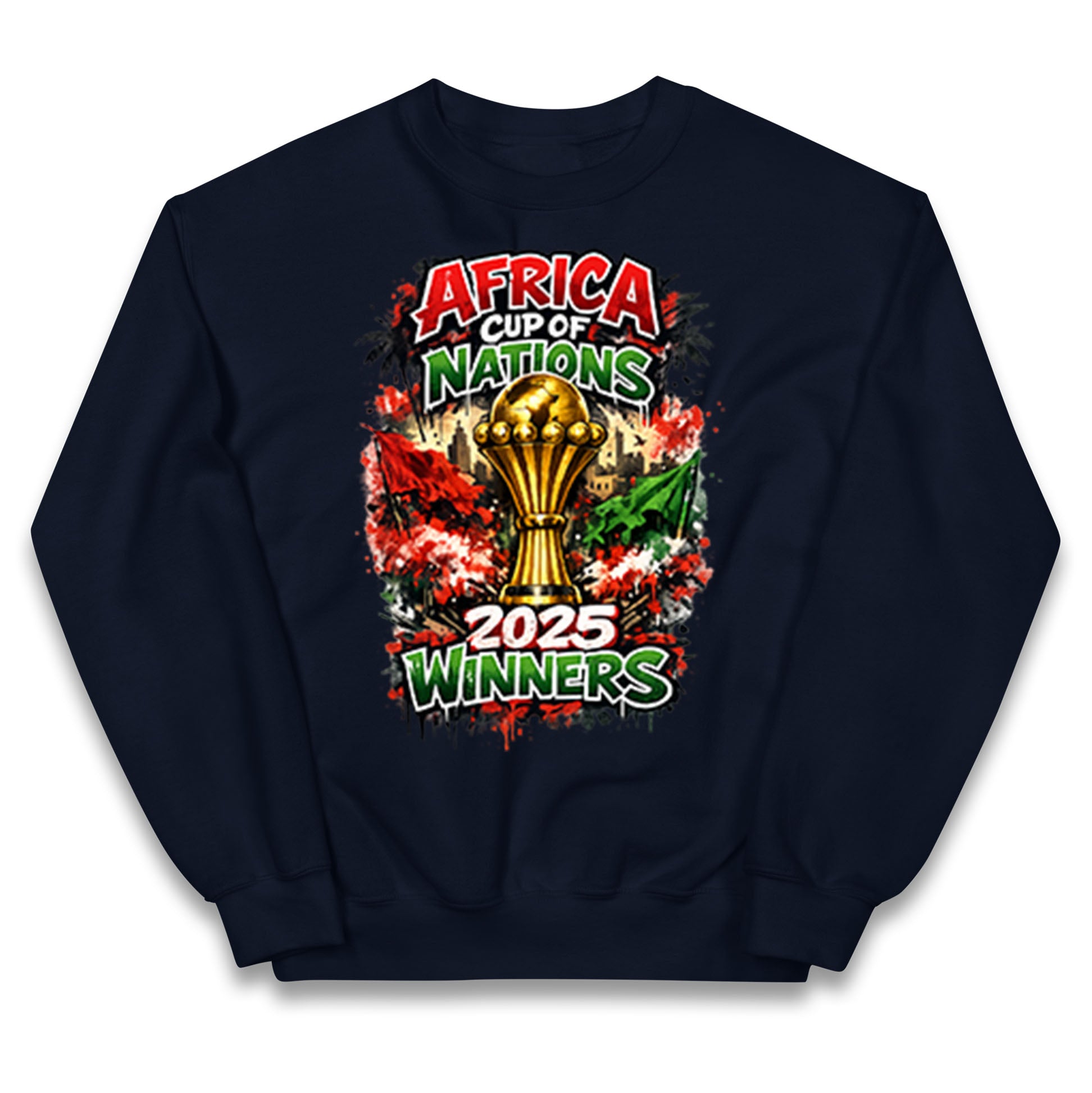 Morocco Africa Cup Of Nations Winners 2025 Kids Jumper