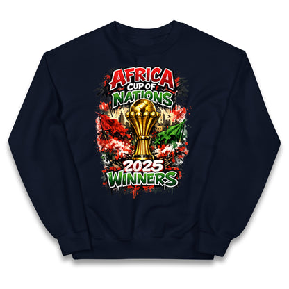 Morocco Africa Cup Of Nations Winners 2025 Kids Jumper
