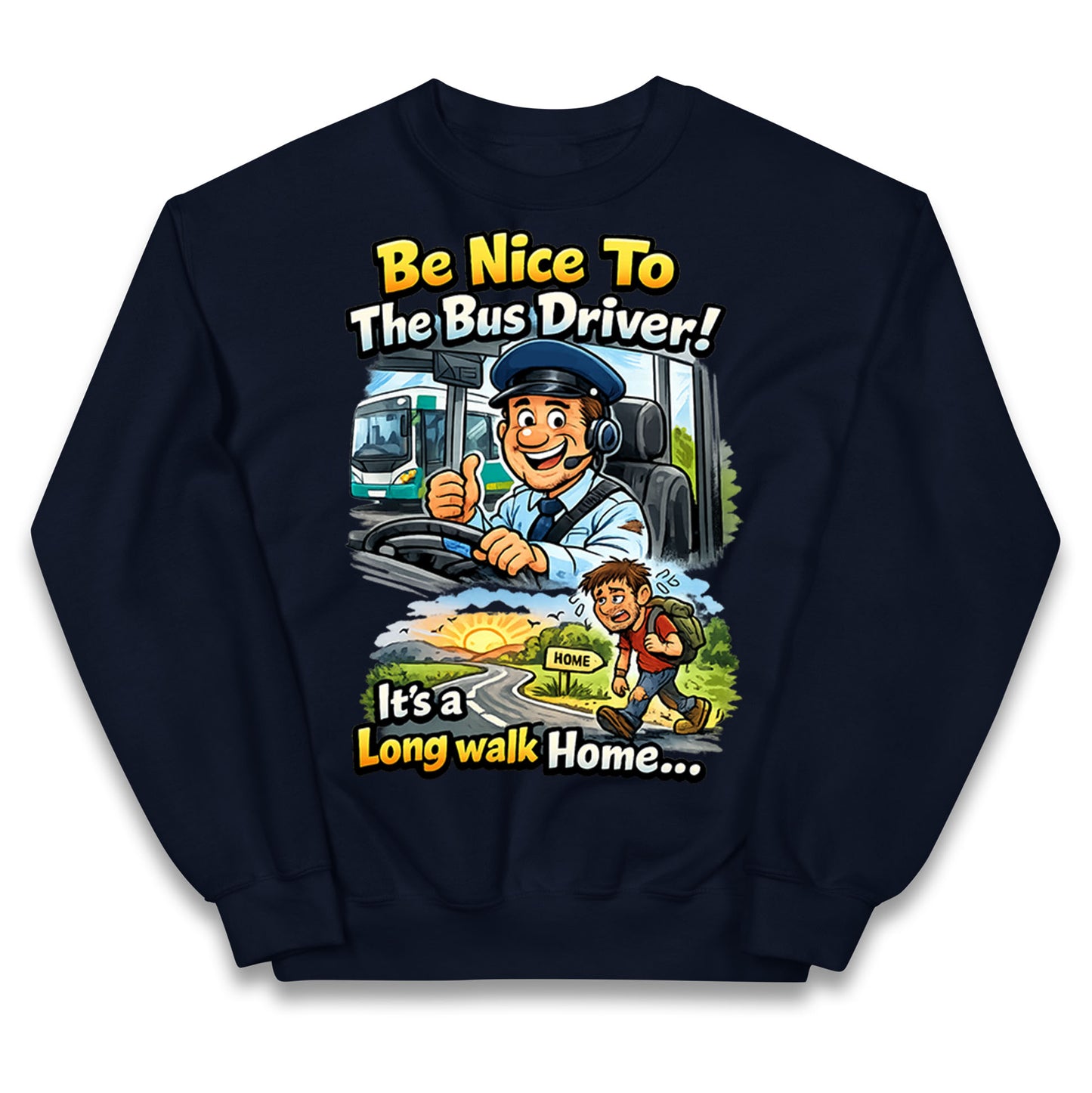 Bus Driver Kids Jumper