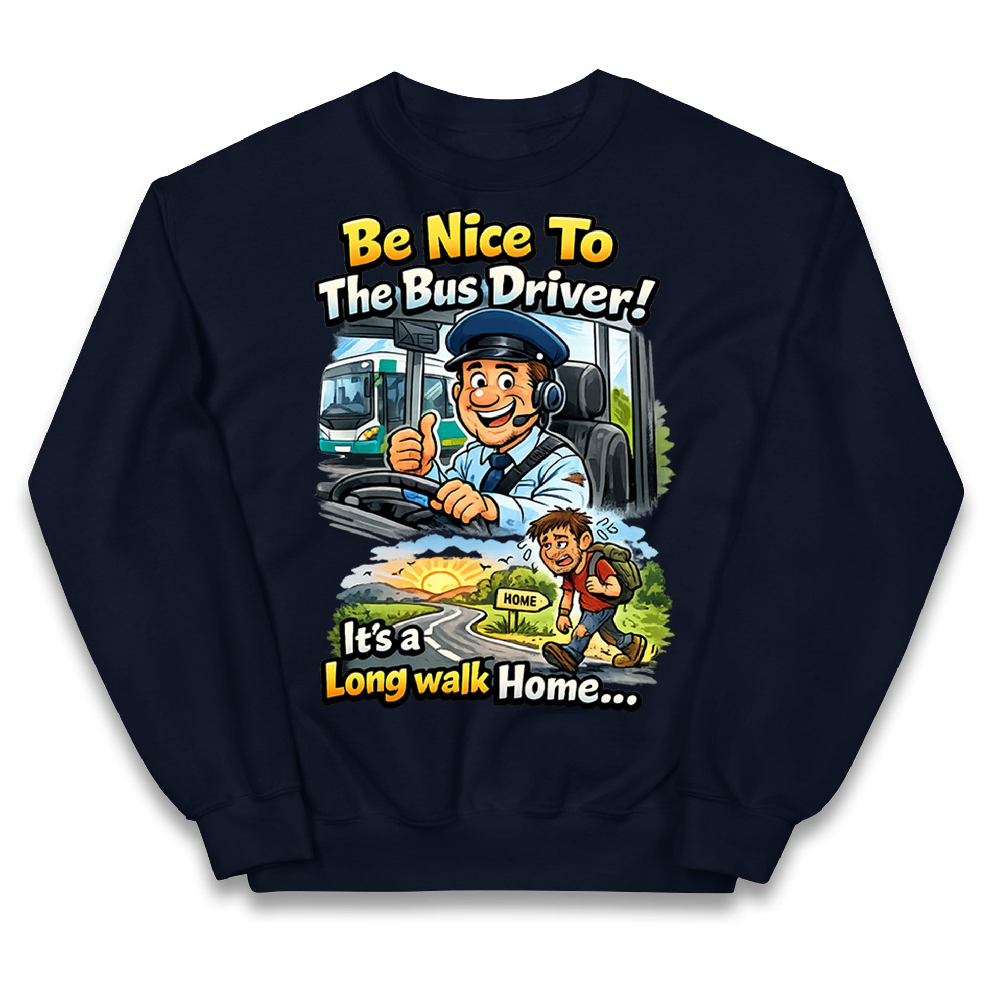 Bus Driver Kids Jumper