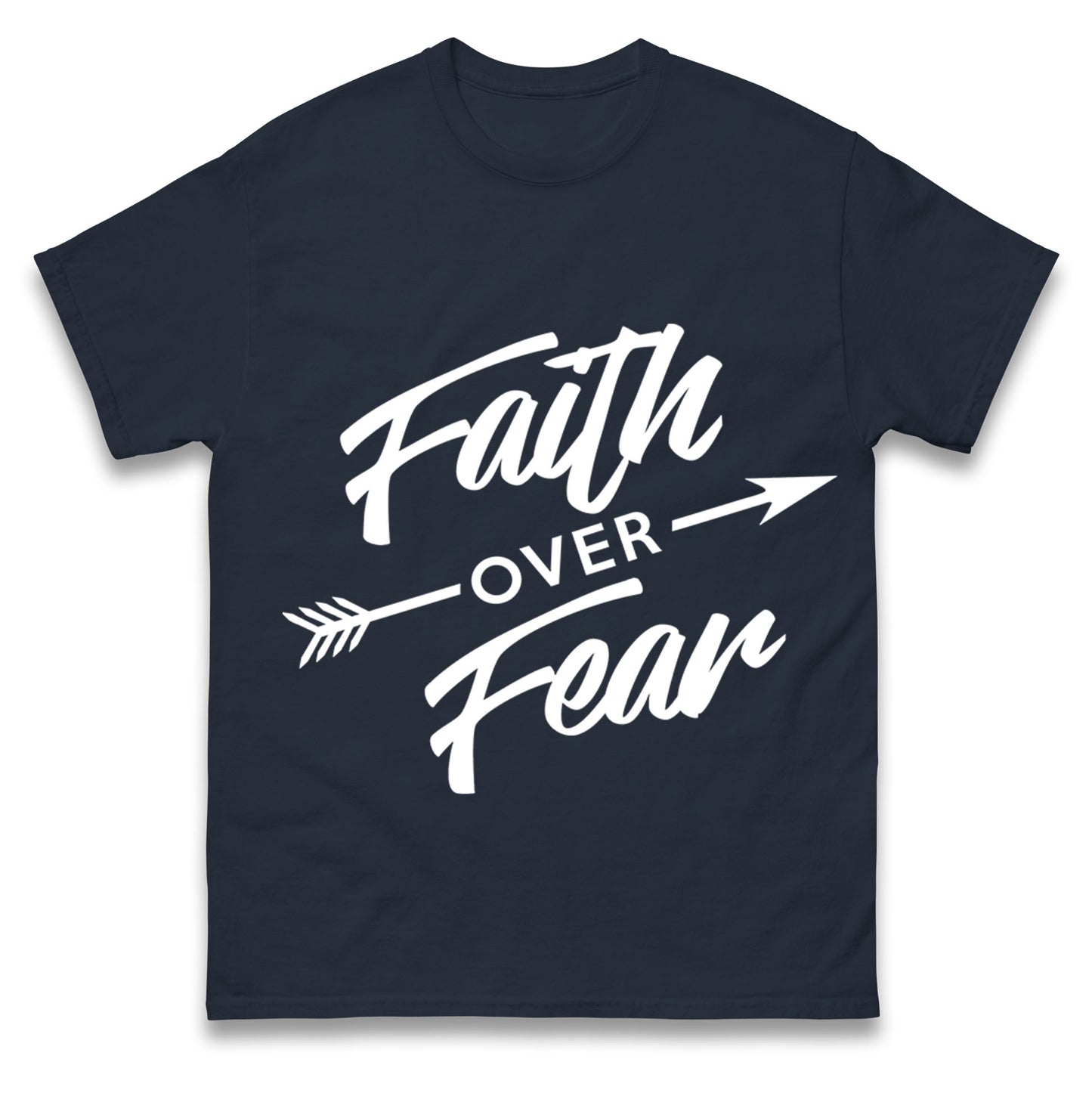 Faith Over Fear Mens Tee Top