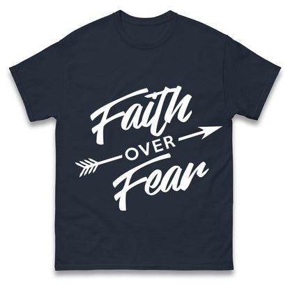 Faith Over Fear Mens Tee Top