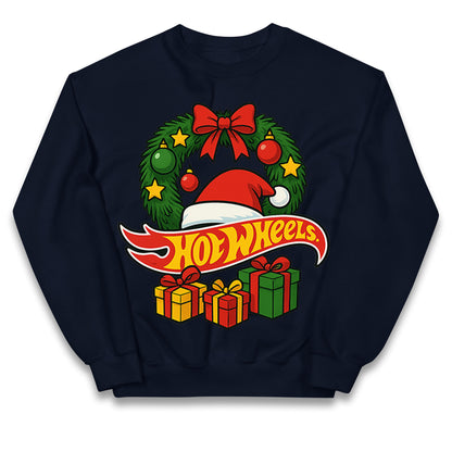 Hotwheels Christmas Kids Jumper
