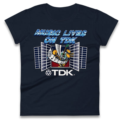 TDK Music Ladies T Shirt
