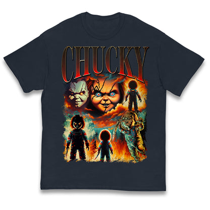 Chucky Doll Halloween Bootleg Kids T Shirt