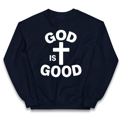 God Is Good Kids Jumper