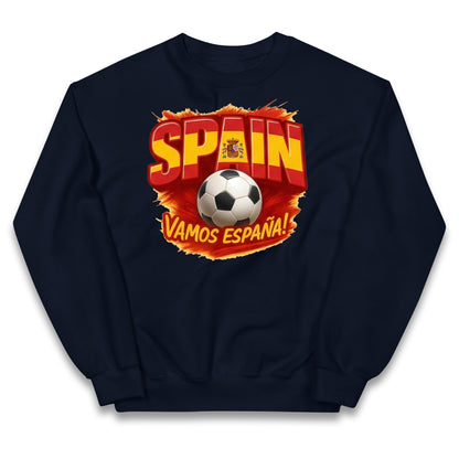 Spain Retro World Cup Kids Jumper