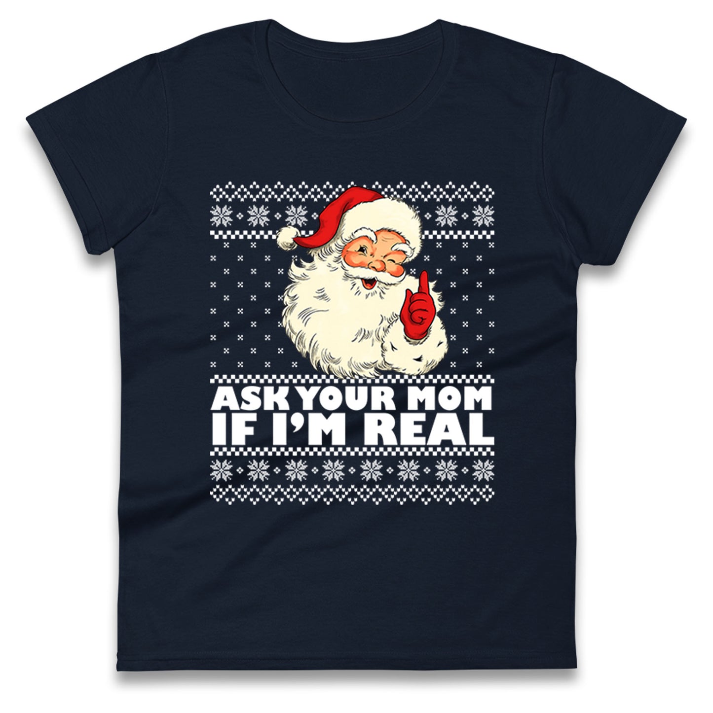 The Real Santa Ladies T Shirt