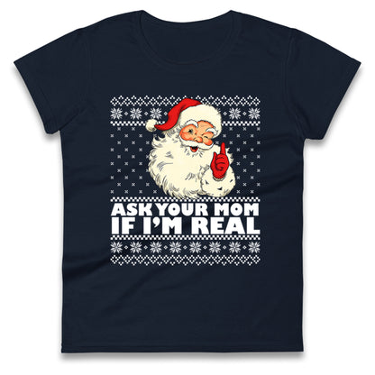 The Real Santa Ladies T Shirt