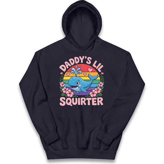 Daddys Lil Squirter Kids Hoodie