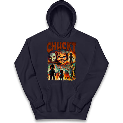 Chucky Doll Good Guys Halloween Bootleg Kids Hoodie