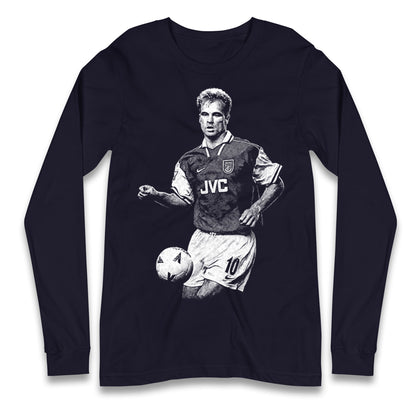 Bergkamp Arsenal Longsleeve T Shirt