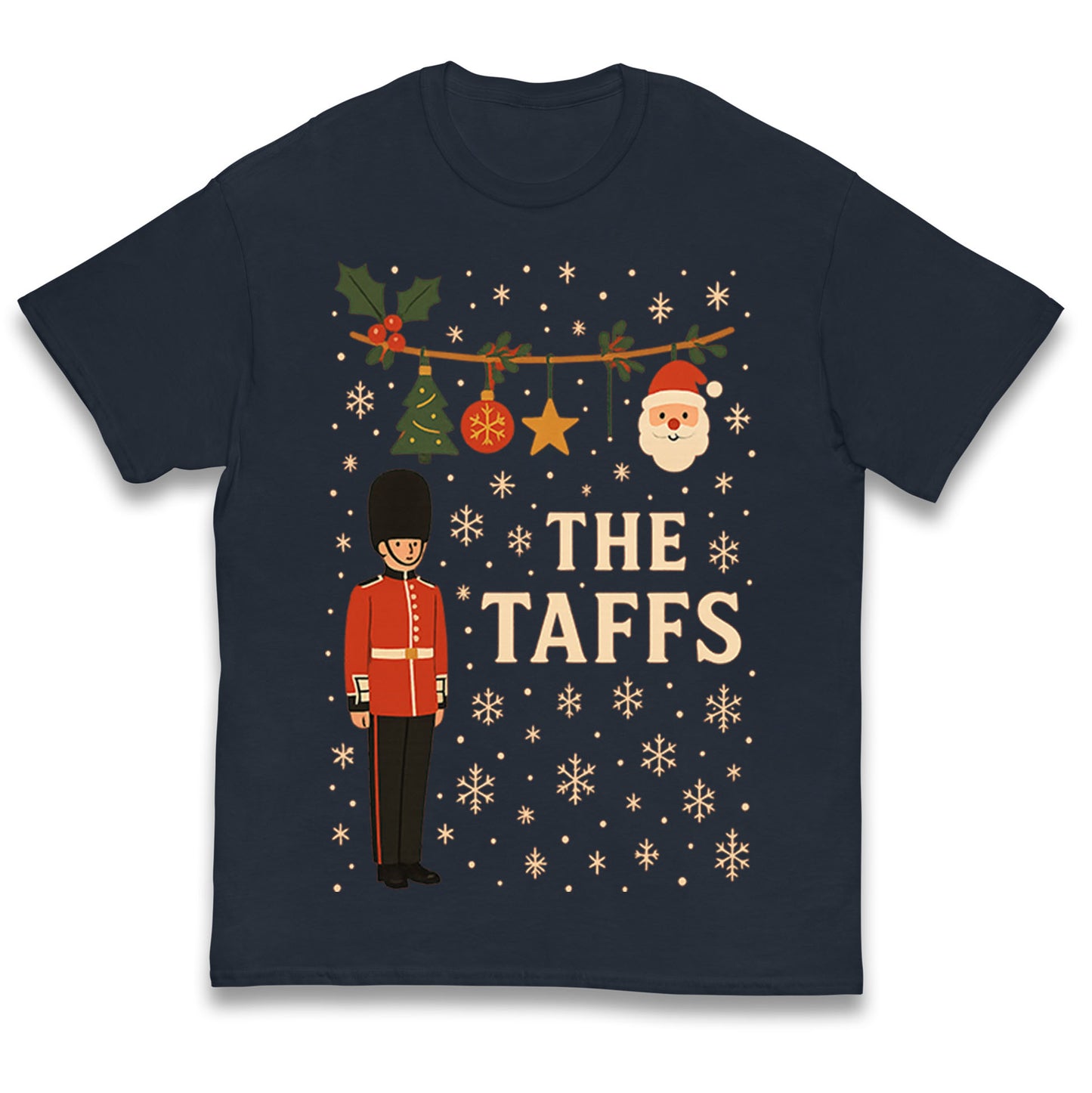 The Taffs Welsh Guards Christmas Kids T Shirt