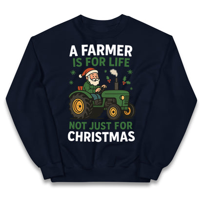 Farmer Christmas Kids Jumper