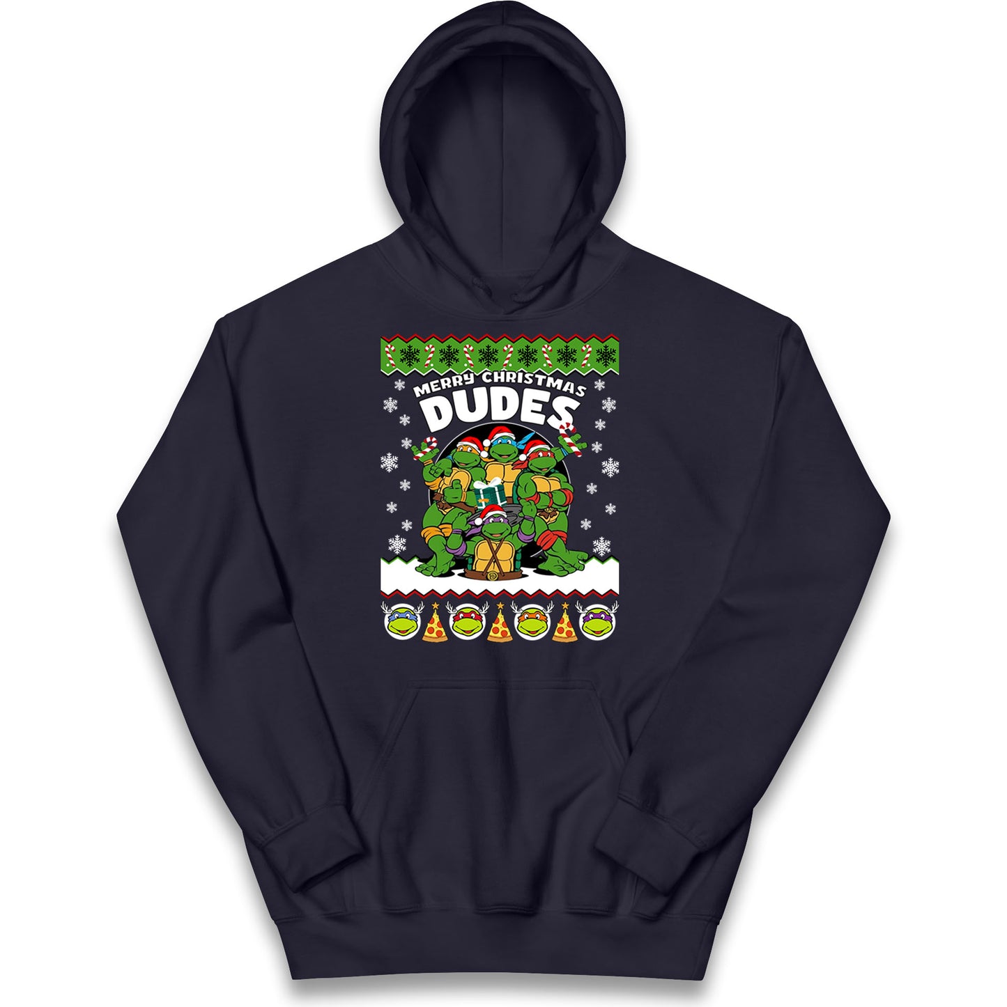 Ninja Turtles Christmas Kids Hoodie