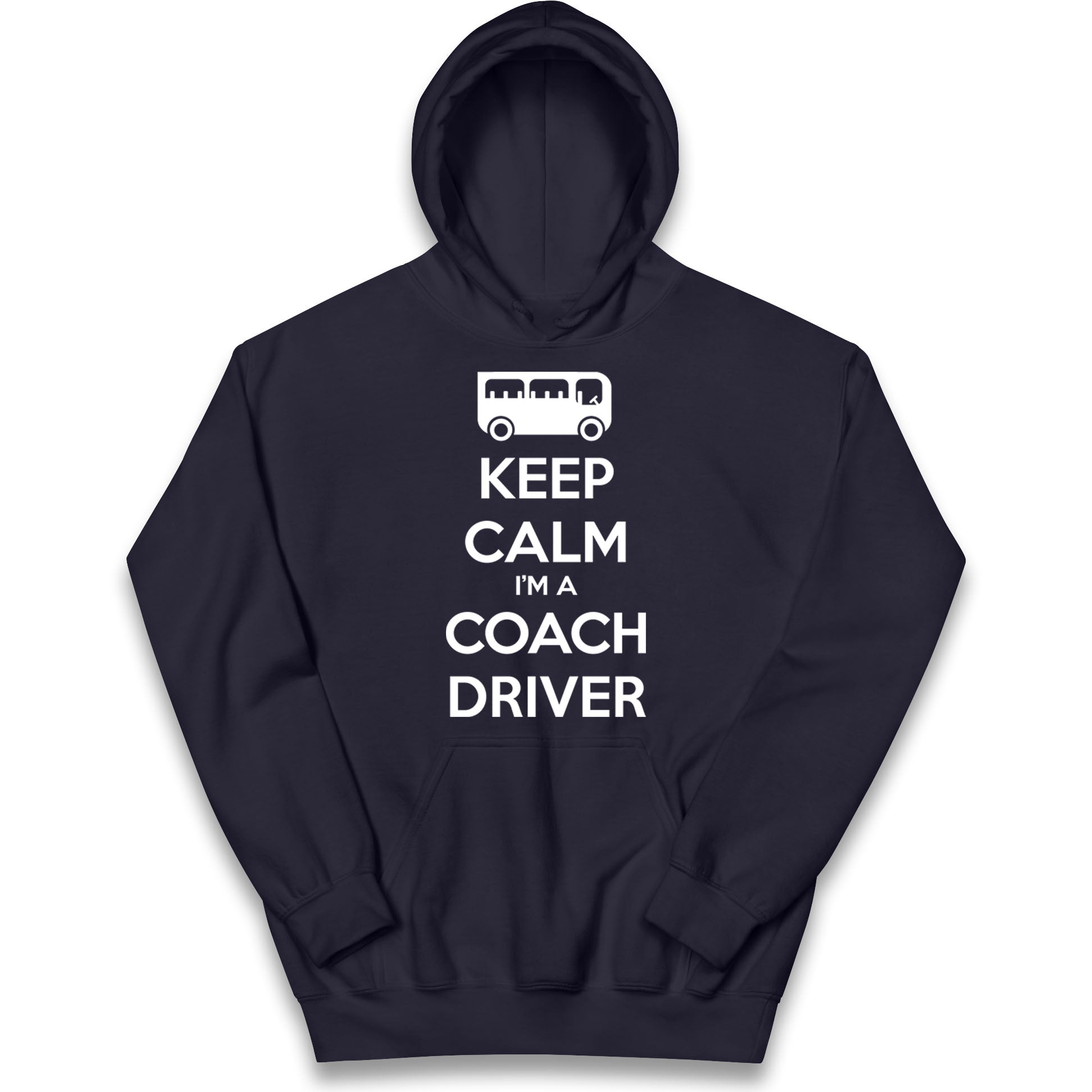 Keep Calm I’m a Coach Driver Kids Hoodie 
