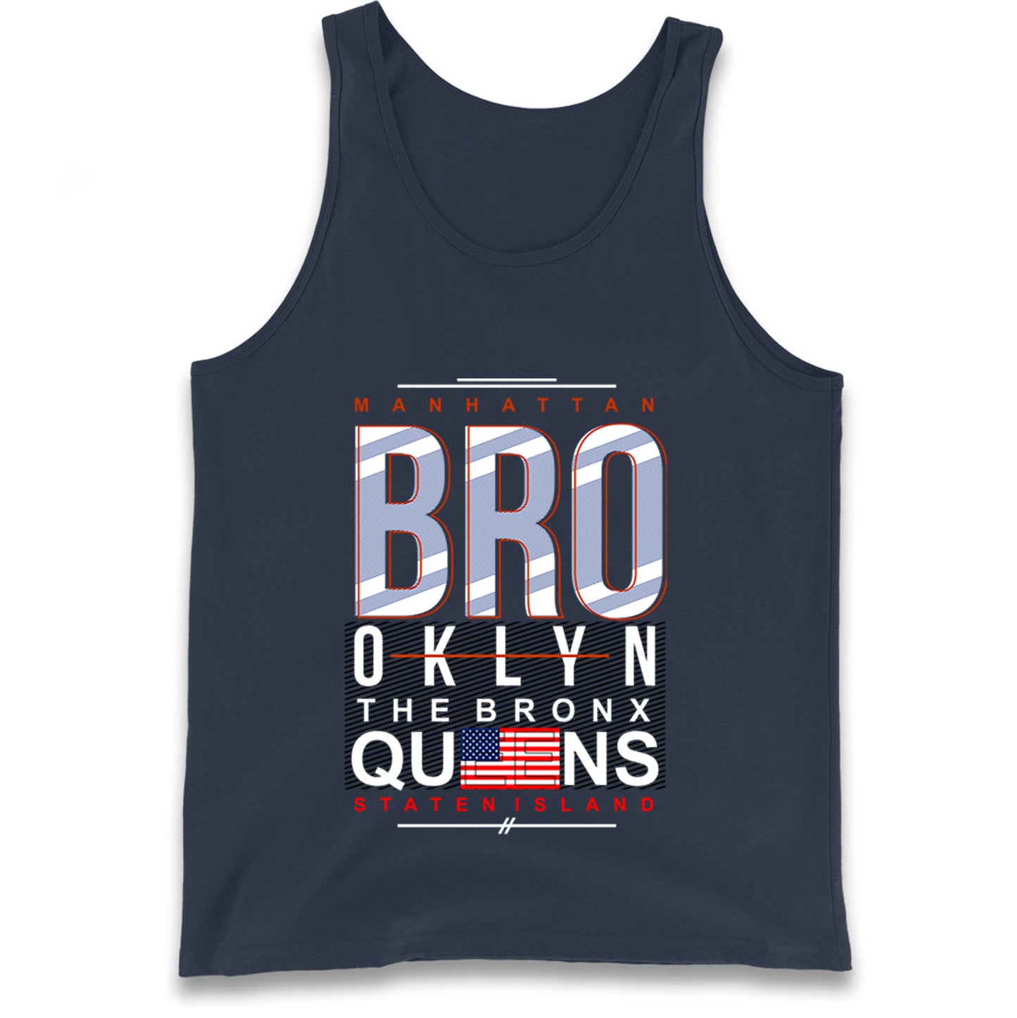 Brooklyn New York State Tank Top