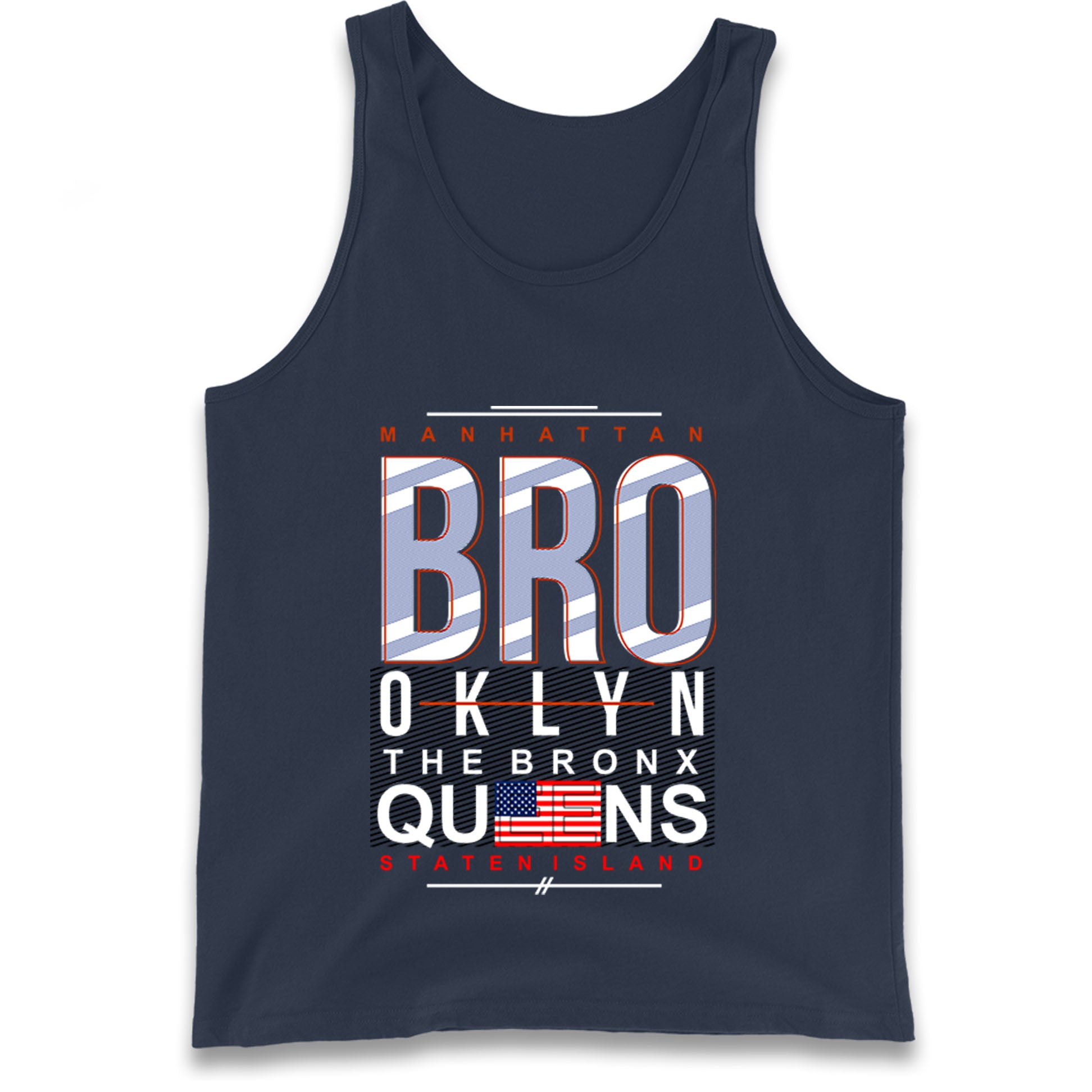 Brooklyn New York State Tank Top