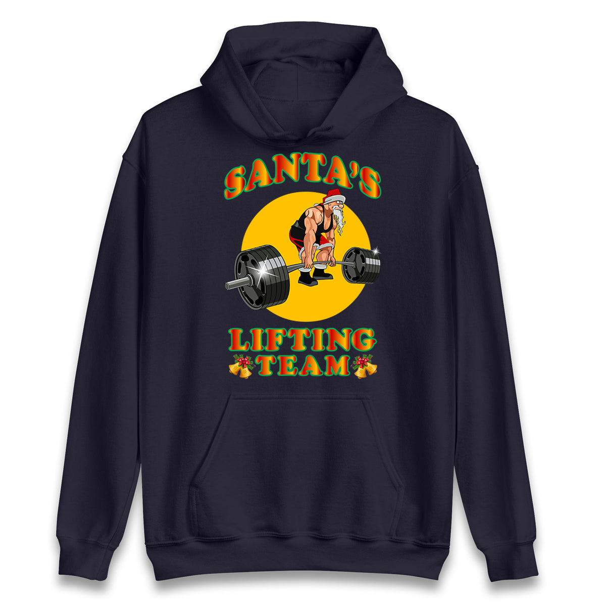 bodybuilding gym christmas hoodie
