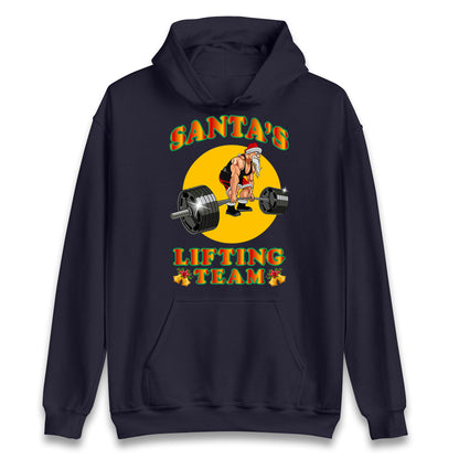 bodybuilding gym christmas hoodie