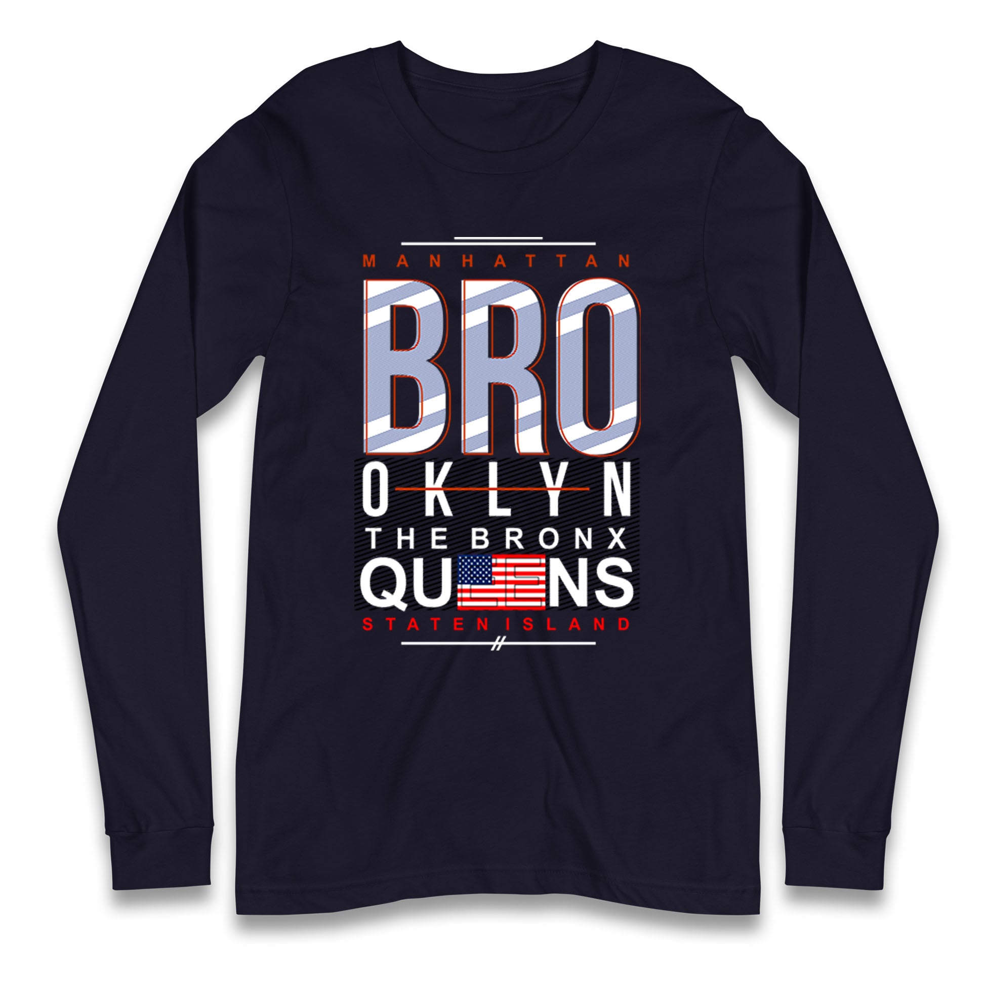 Brooklyn New York State Longsleeve T Shirt