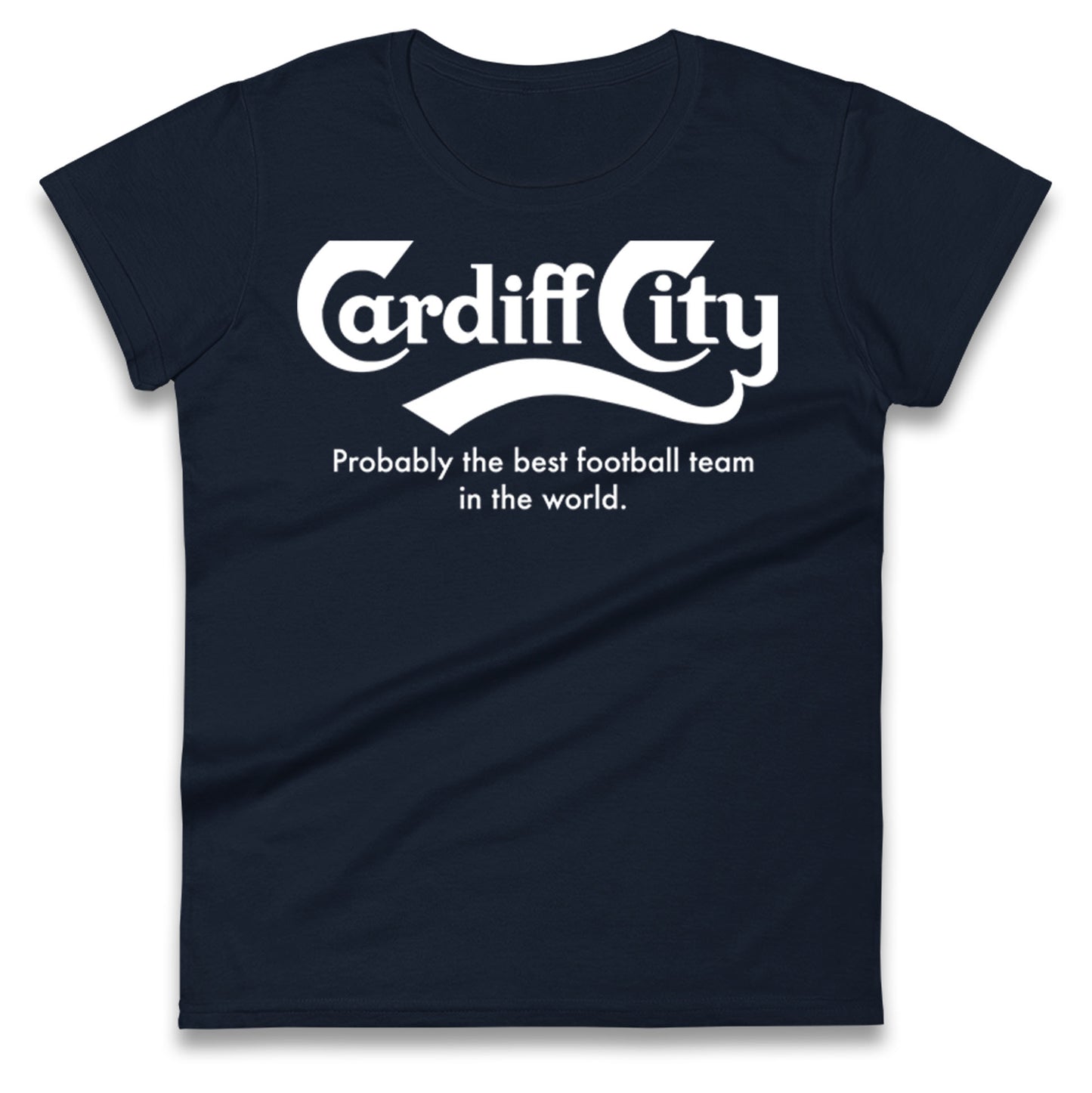 Cardiff City FC Football Ladies T Shirt 
