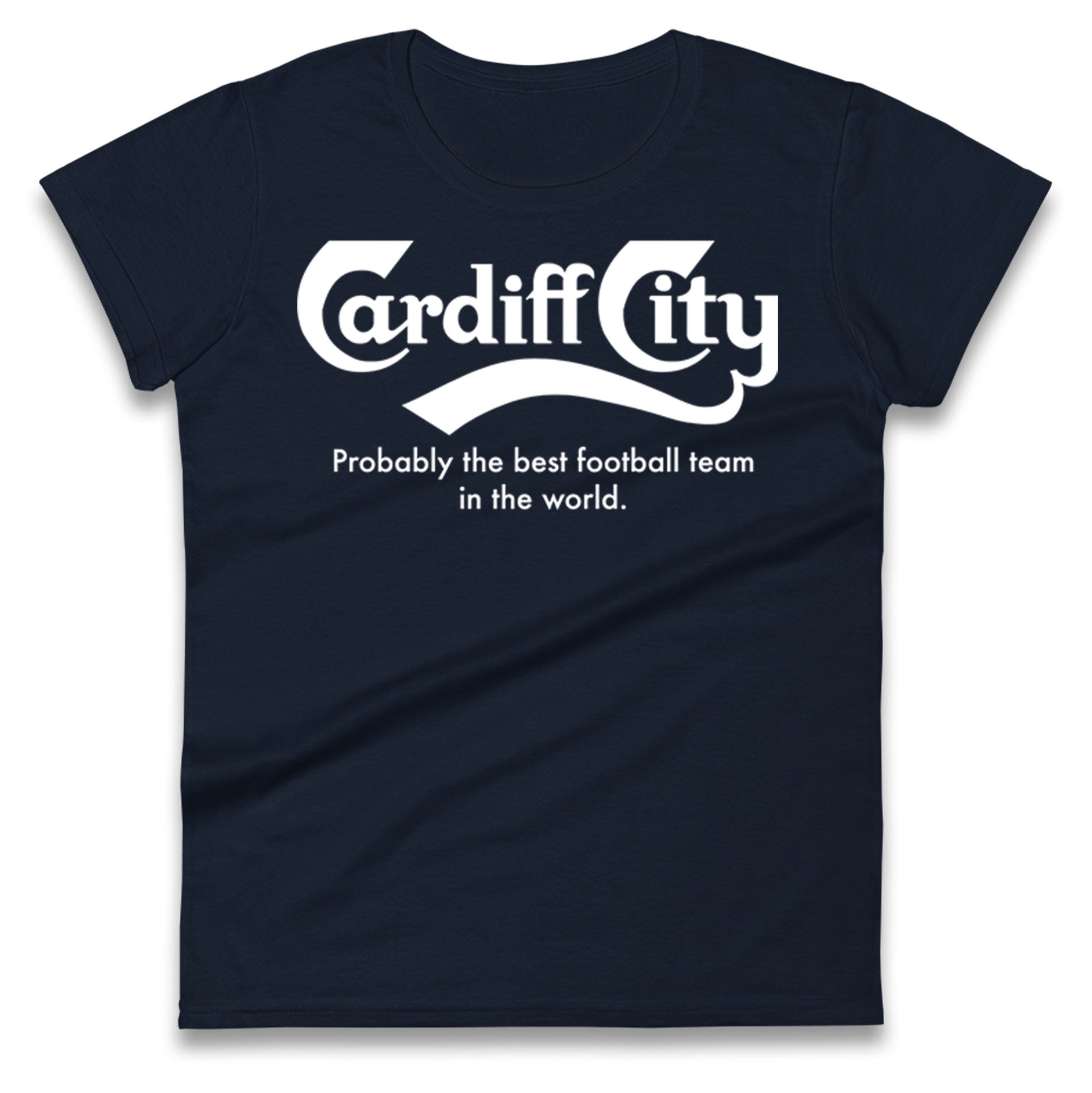 Cardiff City FC Football Ladies T Shirt 
