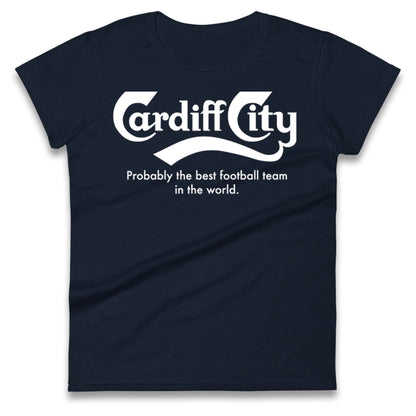 Cardiff City FC Football Ladies T Shirt 
