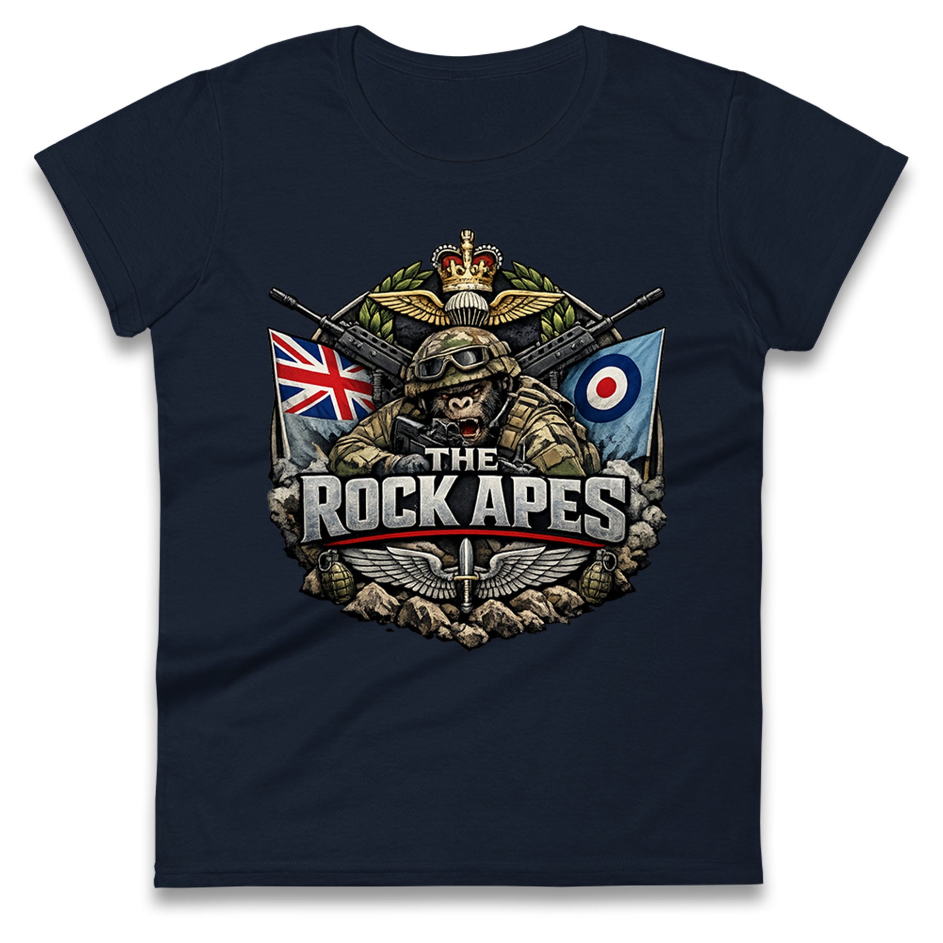 The Rock Apes Ladies T Shirt