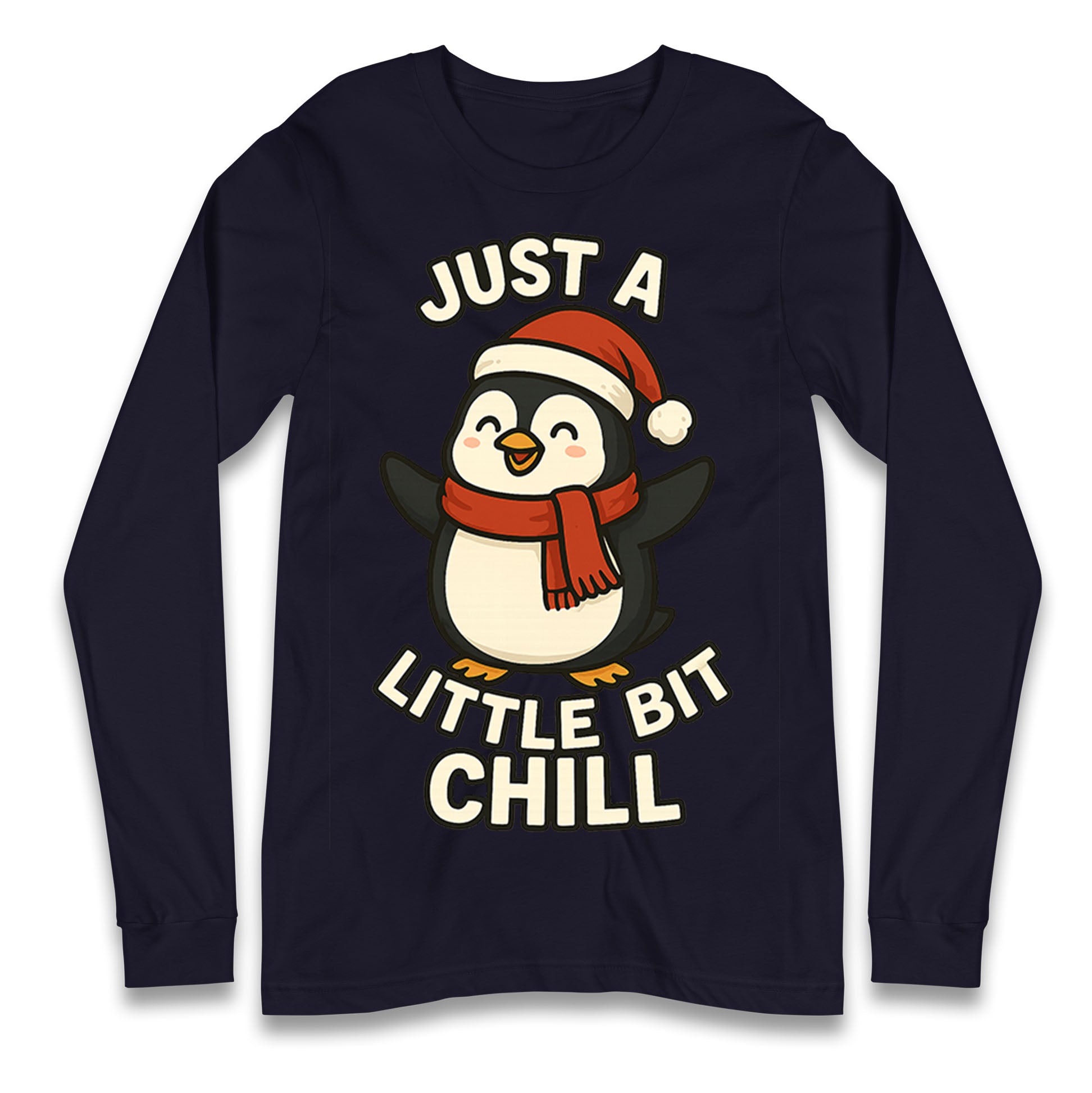 Penguin Christmas Longsleeve T Shirt